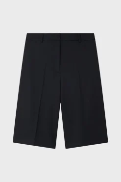 Pablo Bermuda en laine mélangée - NADINE Noir Flash Sale