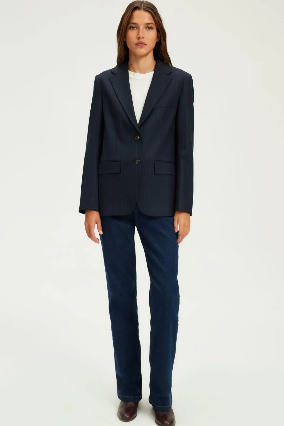 Pablo Blazer à fines rayures - MAENDRA Marine Store