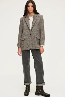 Pablo Blazer à rayures obliques - MAZARINE Cigare Fashion