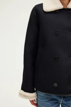 Pablo Blouson à fausse fourrure - LEANDRA Marine Sale