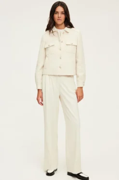 Pablo Blouson court en tweed - MARGUERITE Ecru Outlet