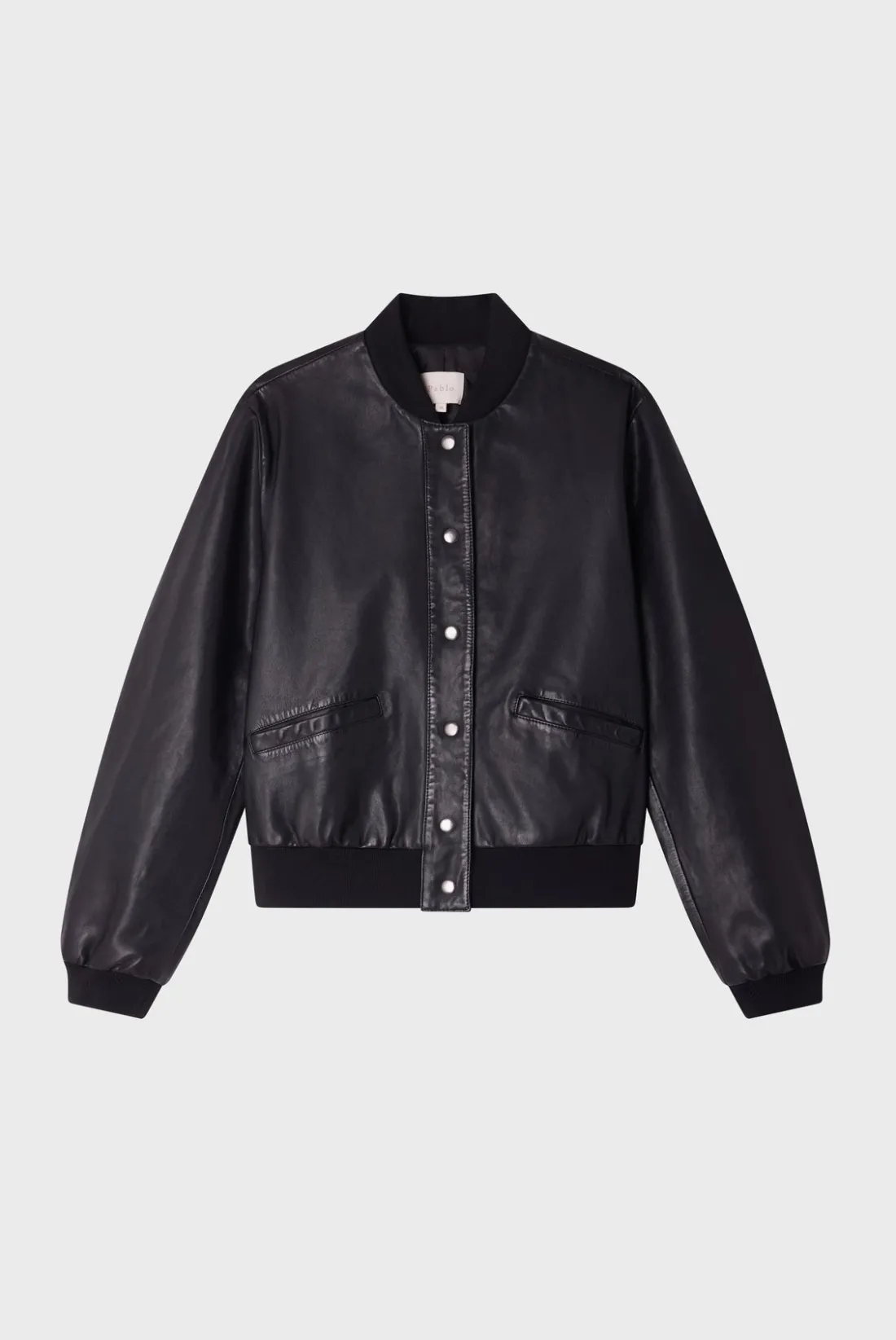 Pablo Blouson en cuir d'agneau - BESS Noir Shop