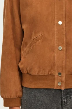 Pablo Bomber en chèvre velours - JOSLYNN Cigare Best Sale
