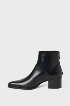 Pablo Boots es à talon en cuir - AXEL Noir Best Sale