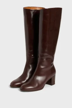 Pablo Bottes en cuir à talon - LIZZIE Marron Best Sale