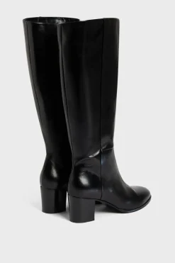 Pablo Bottes en cuir à talon - LIZZIE Noir Flash Sale