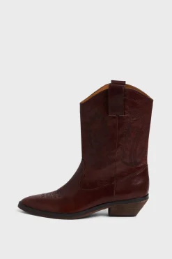 Pablo Bottes santiag en cuir - BILLY Marron Best