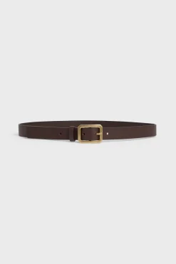 Pablo Ceinture en cuir - ANNA Marron Sale