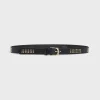 Pablo Ceinture en cuir avec studs - MIA Noir Clearance