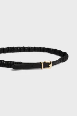 Pablo Ceinture en cuir élastiqué - DEVI Noir Best Sale