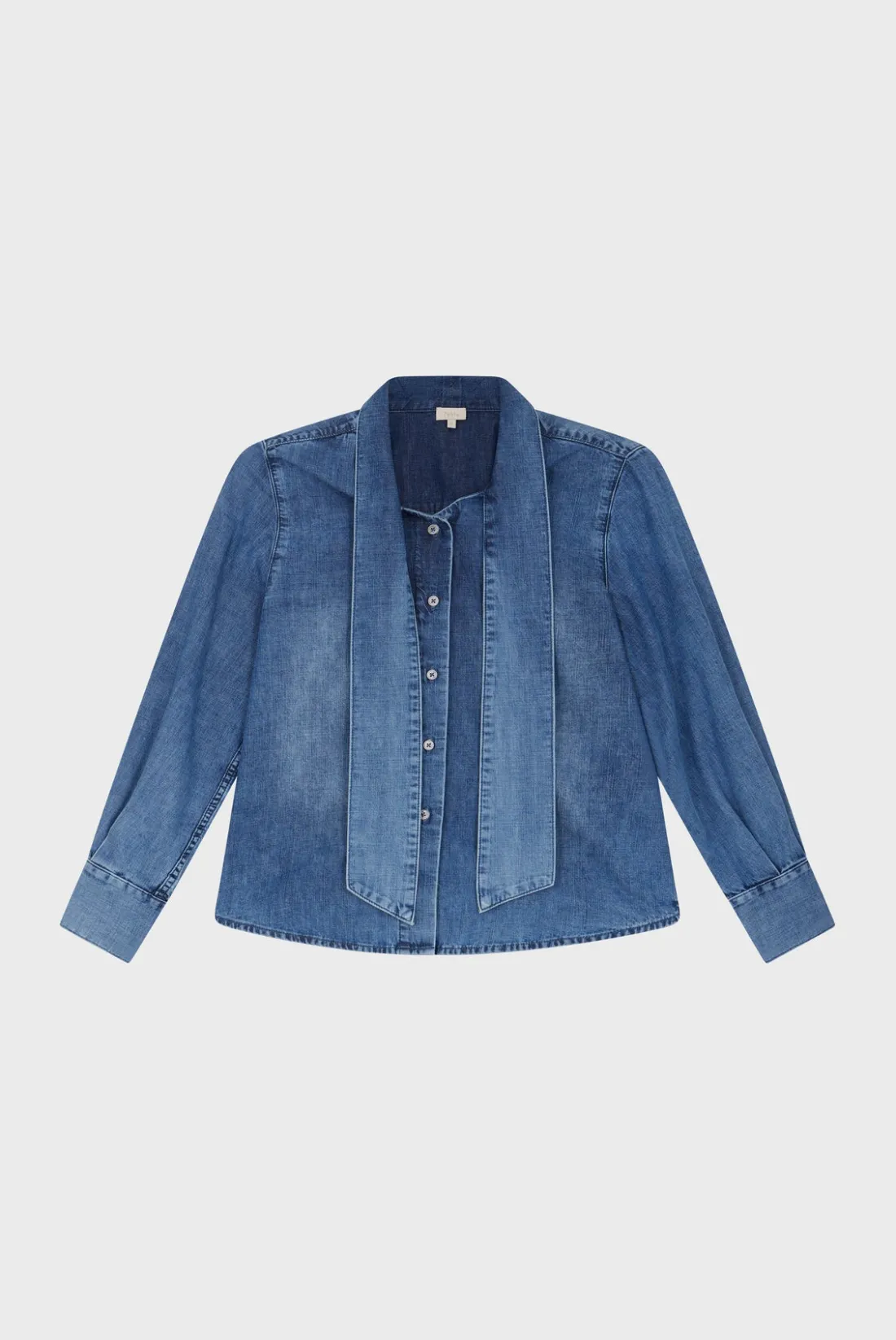 Pablo Chemise en jean et col lavallière - BRYONY Jeans Store