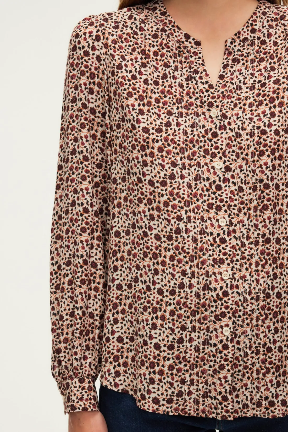 Pablo Chemise fluide à fleurs - BERNIKE Naturel Cheap