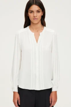 Pablo Chemise fluide à plis - BELLA Ecru Fashion
