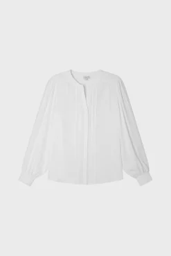 Pablo Chemise fluide à plis - BELLA Ecru Fashion