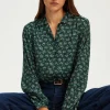 Pablo Chemise imprimée et jacquard - BERNY Vert Online