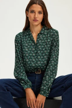Pablo Chemise imprimée et jacquard - BERNY Vert Online