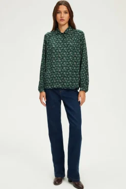 Pablo Chemise imprimée et jacquard - BERNY Vert Online