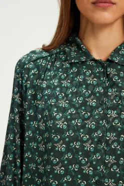 Pablo Chemise imprimée et jacquard - BERNY Vert Online