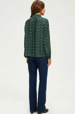 Pablo Chemise imprimée et jacquard - BERNY Vert Online