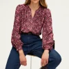 Pablo Chemise jacquard à fleurs - BELISSANDE Rose Discount