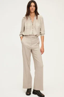 Pablo Chemise lurex à volants - BERWYN Beigerosé Best Sale