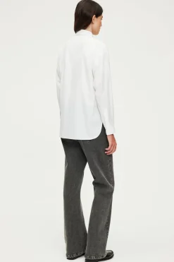 Pablo Chemise unie en coton - ANNABELLE Blanc Cheap