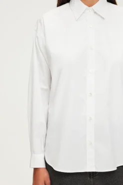 Pablo Chemise unie en coton - ANNABELLE Blanc Cheap