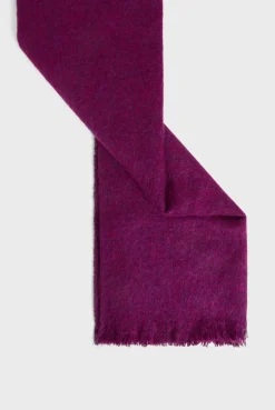 Pablo Echarpe unie en mohair mélangé - DELILA Lipstick Best Sale