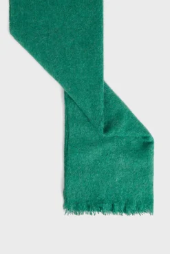 Pablo Echarpe unie en mohair mélangé - DELILA Vert Clearance