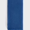 Pablo Echarpe unie froissée en laine - DALVA Indigo Cheap