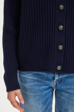 Pablo Gilet à boutons en strass - JAYDA Marine Online