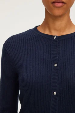 Pablo Gilet à côtes et strass - JAZIA Marine Flash Sale