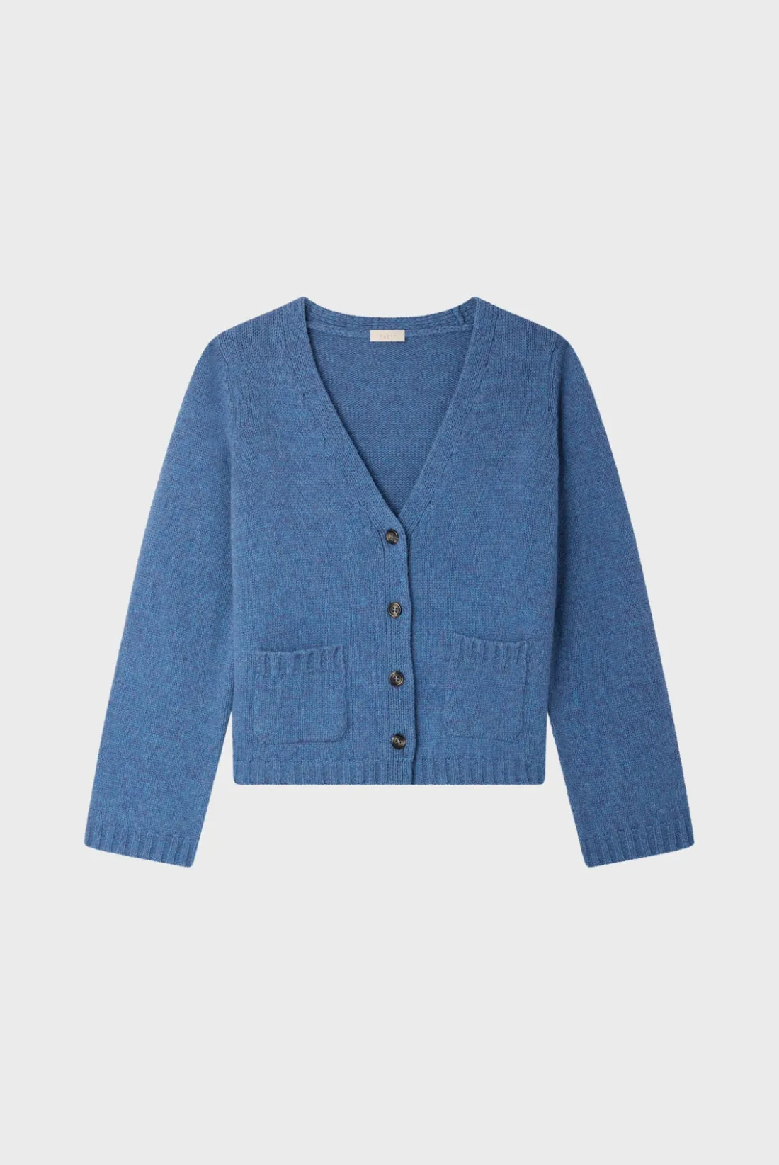 Pablo Gilet bleu chiné à col V - JOZIE Bleuocean Best Sale
