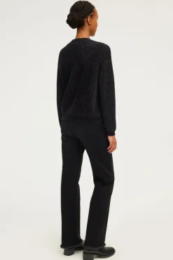 Pablo Gilet chenille et lurex - JACINTHA Noir Sale
