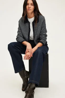 Pablo Gilet en laine à col polo - JAN Marine Discount
