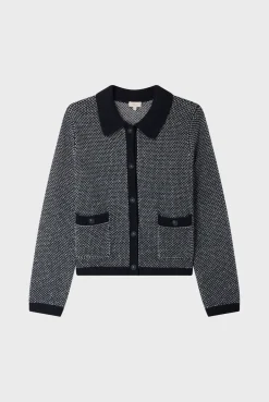 Pablo Gilet en laine à col polo - JAN Marine Discount