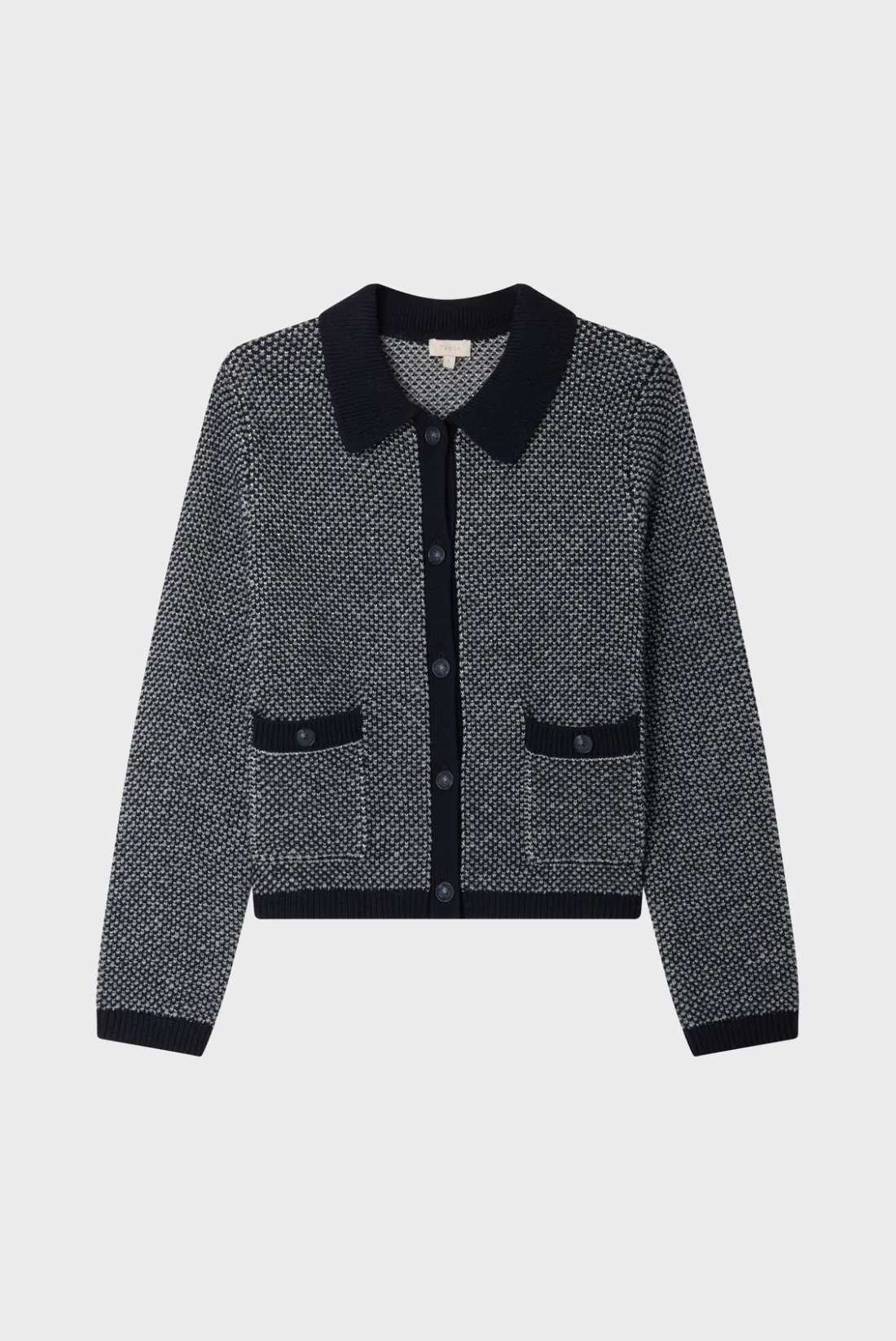 Pablo Gilet en laine à col polo - JAN Marine Discount