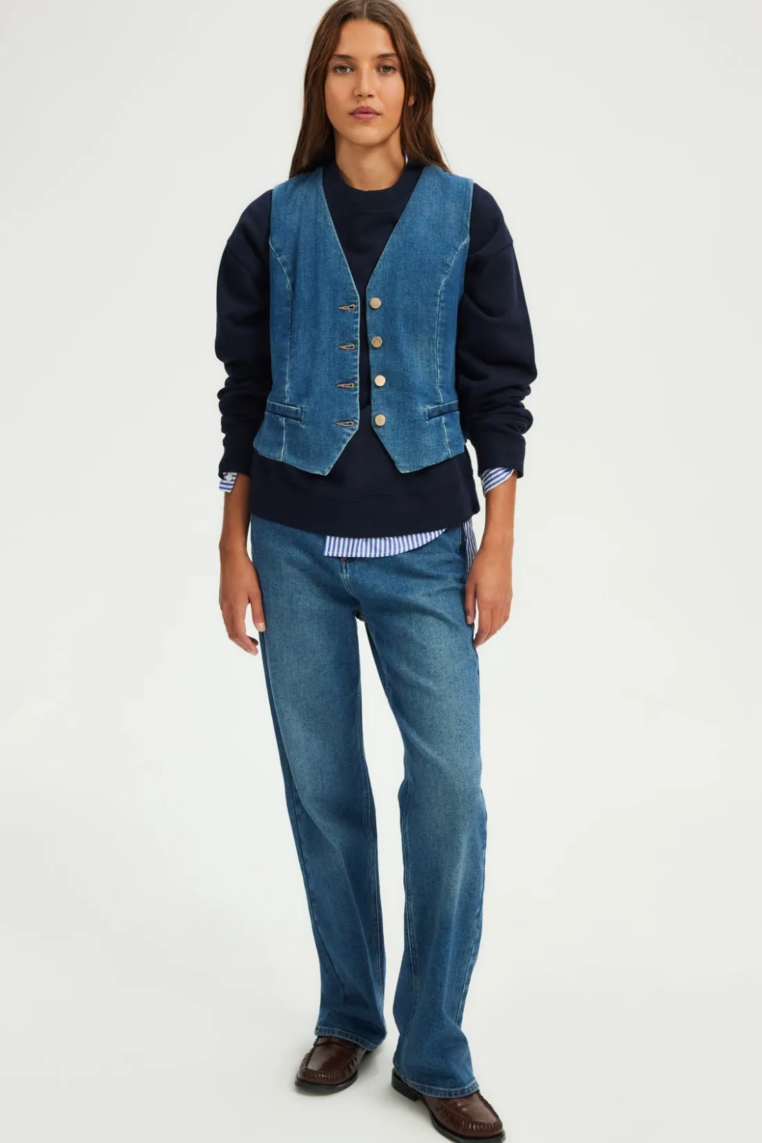 Pablo Gilet sans manches en denim - BELLAMY Jeans Hot