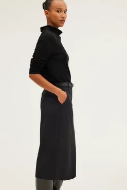 Pablo Jupe droite de tailleur - CERINE Noir Cheap