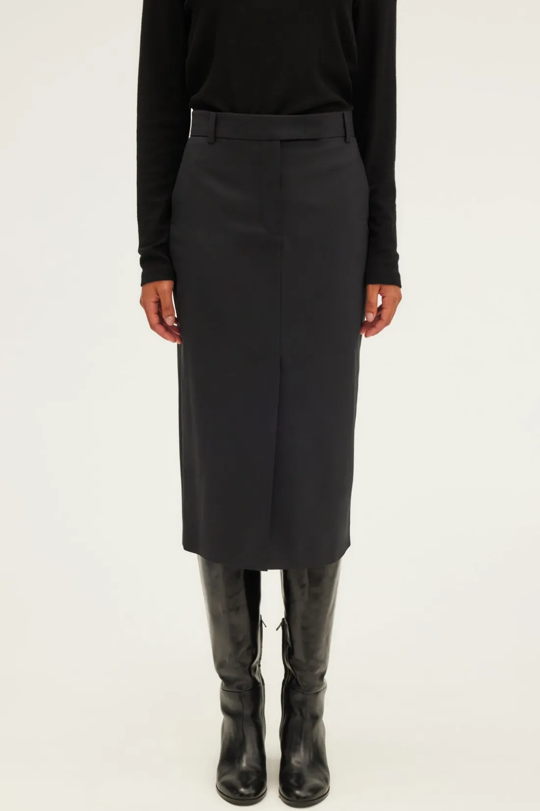 Pablo Jupe droite de tailleur - CERINE Noir Cheap