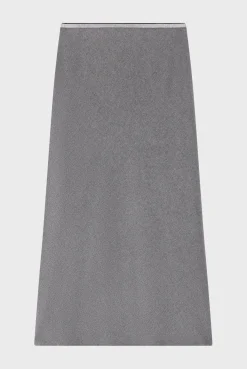 Pablo Jupe midi en flanelle - COPELIA Grismoyen Hot