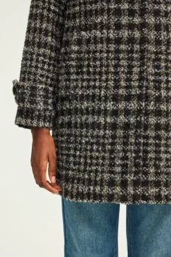 Pablo Manteau col montant à carreaux - LYSANDRE Marine Outlet