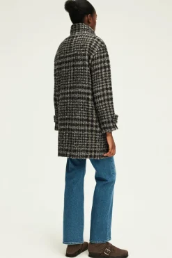 Pablo Manteau col montant à carreaux - LYSANDRE Marine Outlet