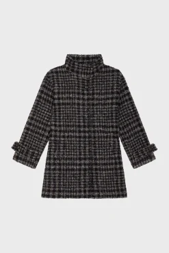 Pablo Manteau col montant à carreaux - LYSANDRE Marine Outlet