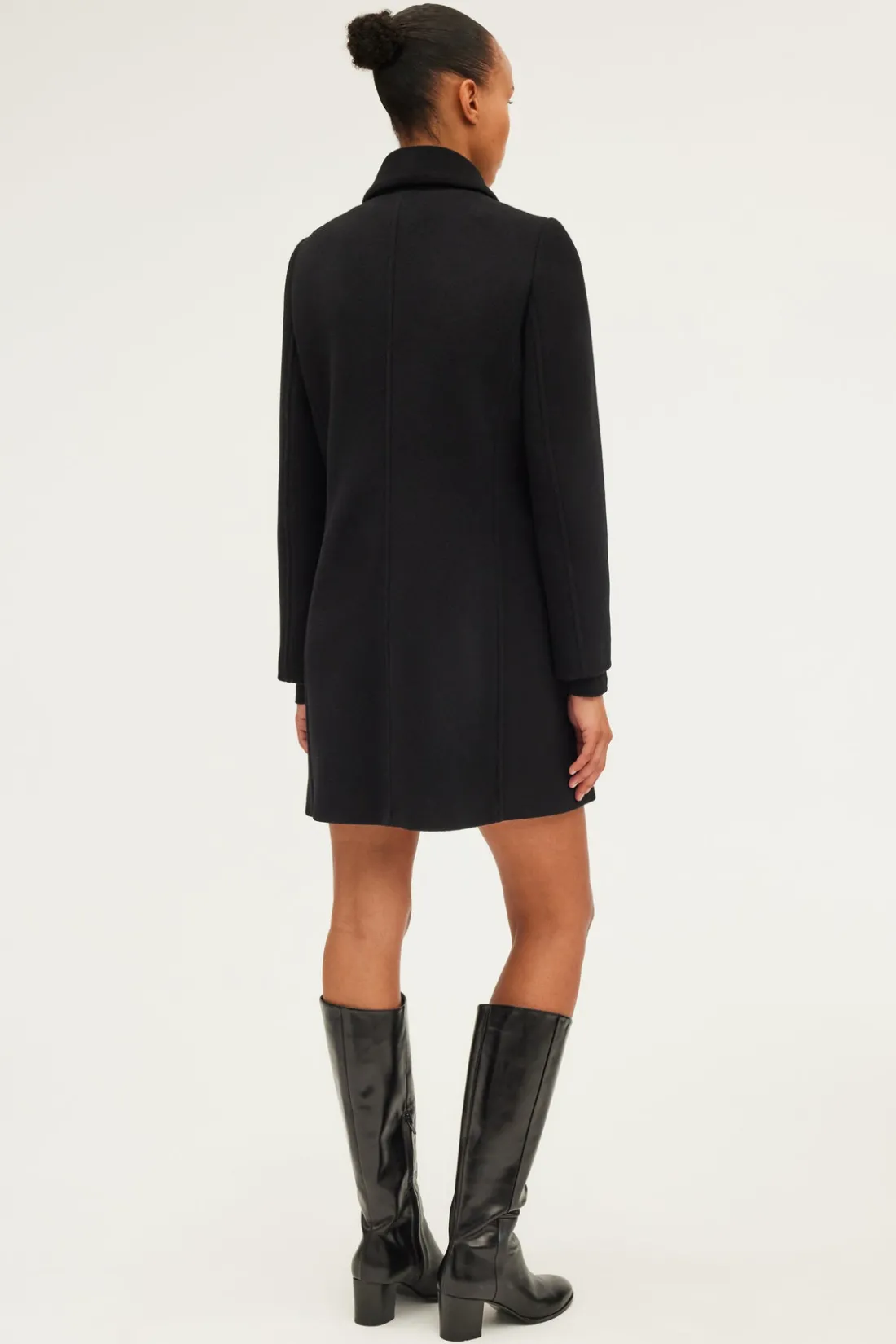 Pablo Manteau mi-long cintré - LIORA Noir Online