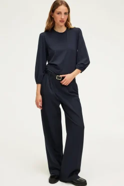 Pablo Pantalon carotte uni - NOUAILA Marine Sale