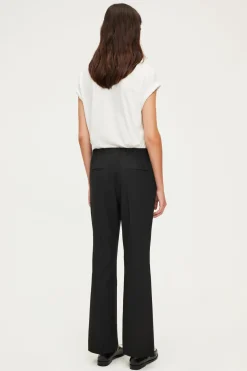 Pablo Pantalon droit élastiqué - NIHAL Noir Outlet
