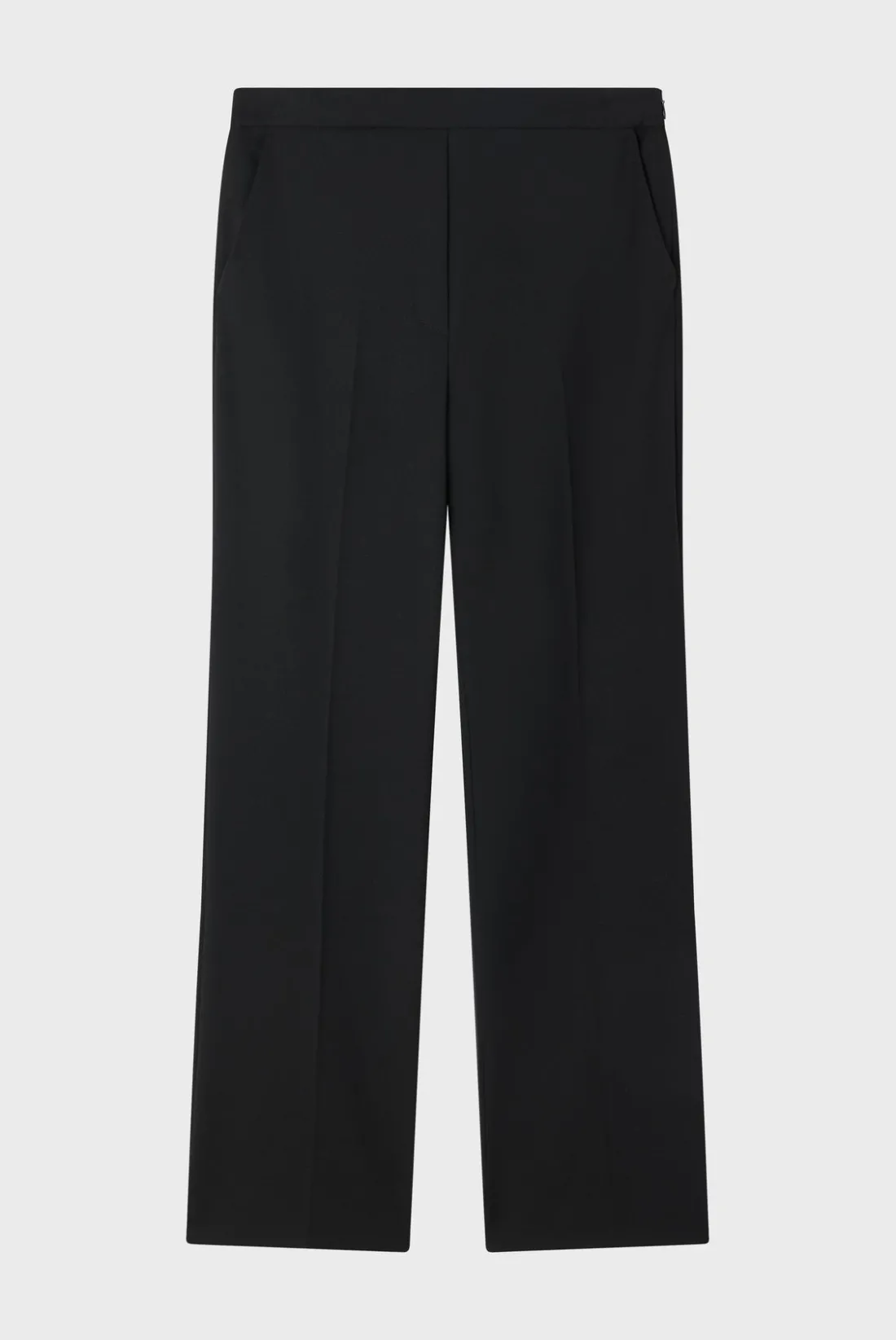 Pablo Pantalon droit élastiqué - NIHAL Noir Outlet