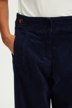 Pablo Pantalon flare en velours à côtes - NUR Marine Shop