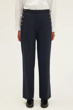 Pablo Pantalon large à pont - NELCIE Marine Outlet